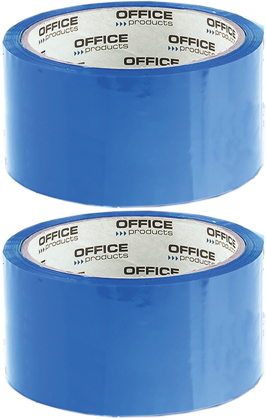 2x Taśma pakowa Office Products, akryl, 48mmx50yd, niebieski