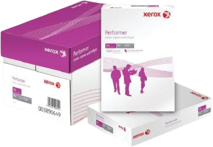 5x papier ksero Xerox Performer, A4, 80g/m2, 500 arkuszy, biały