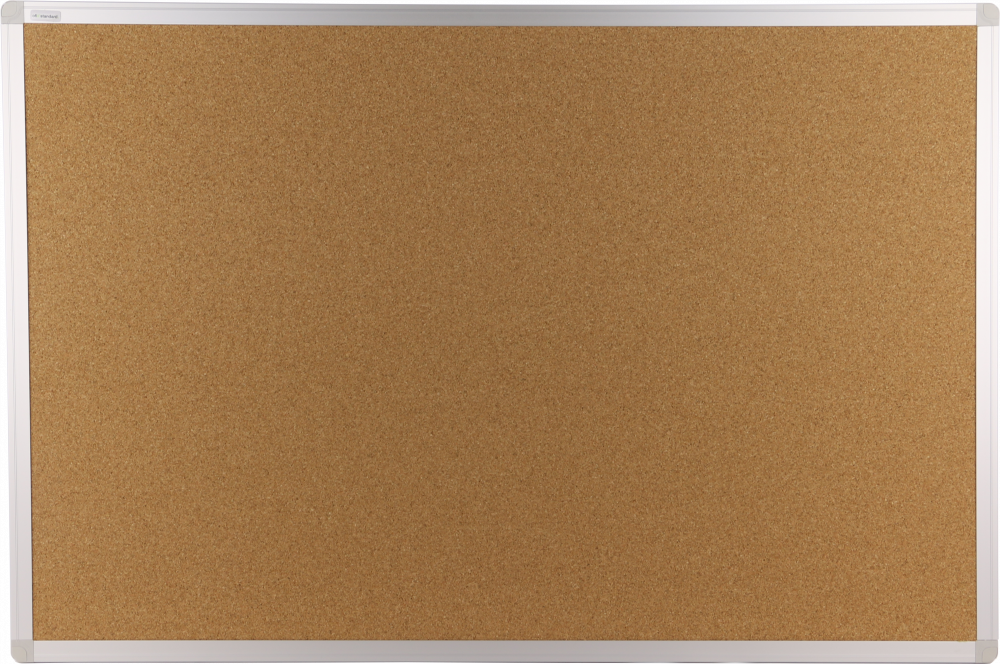 Tablica korkowa Ofix Standard w ramie aluminiowej, 90x60cm, brązowy