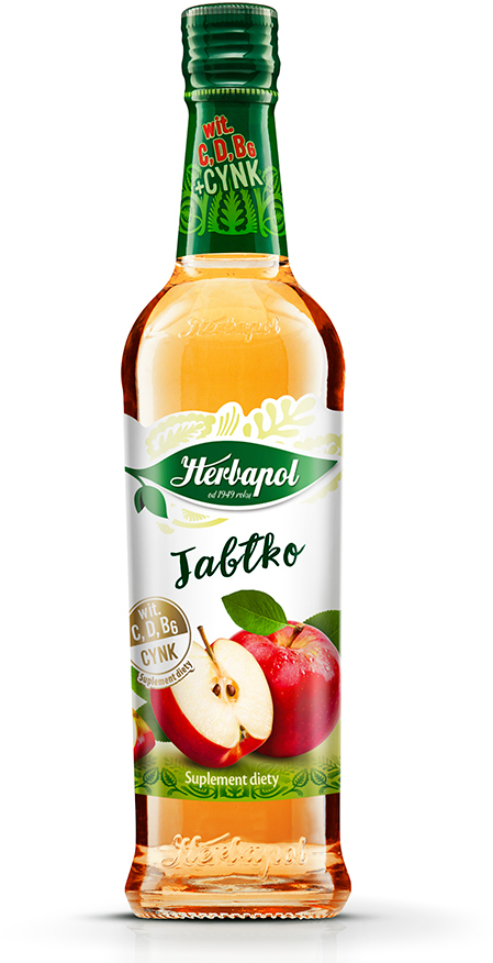 Syrop Herbapol Owocowa Spiżarnia, jabłko, 420ml