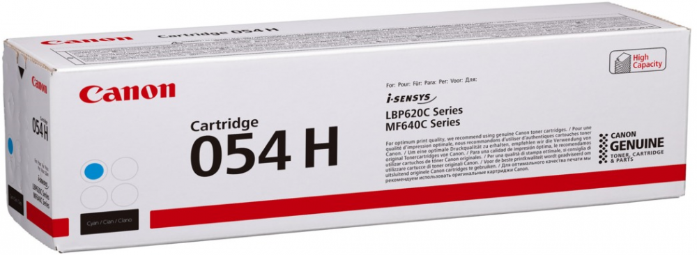 Toner Canon 054 H (3027C002), 2300 stron, cyan (błękitny)