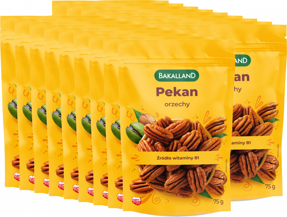 18x Orzechy pekan Bakalland, 75g