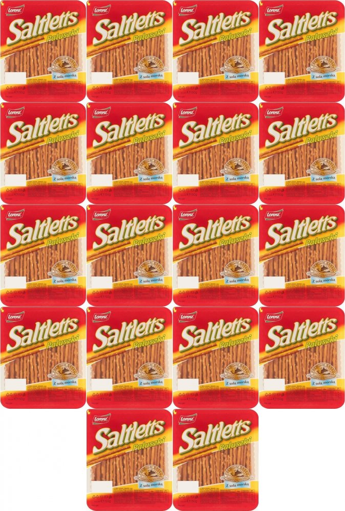 18x Paluszki Saltletts, z solą, 250g