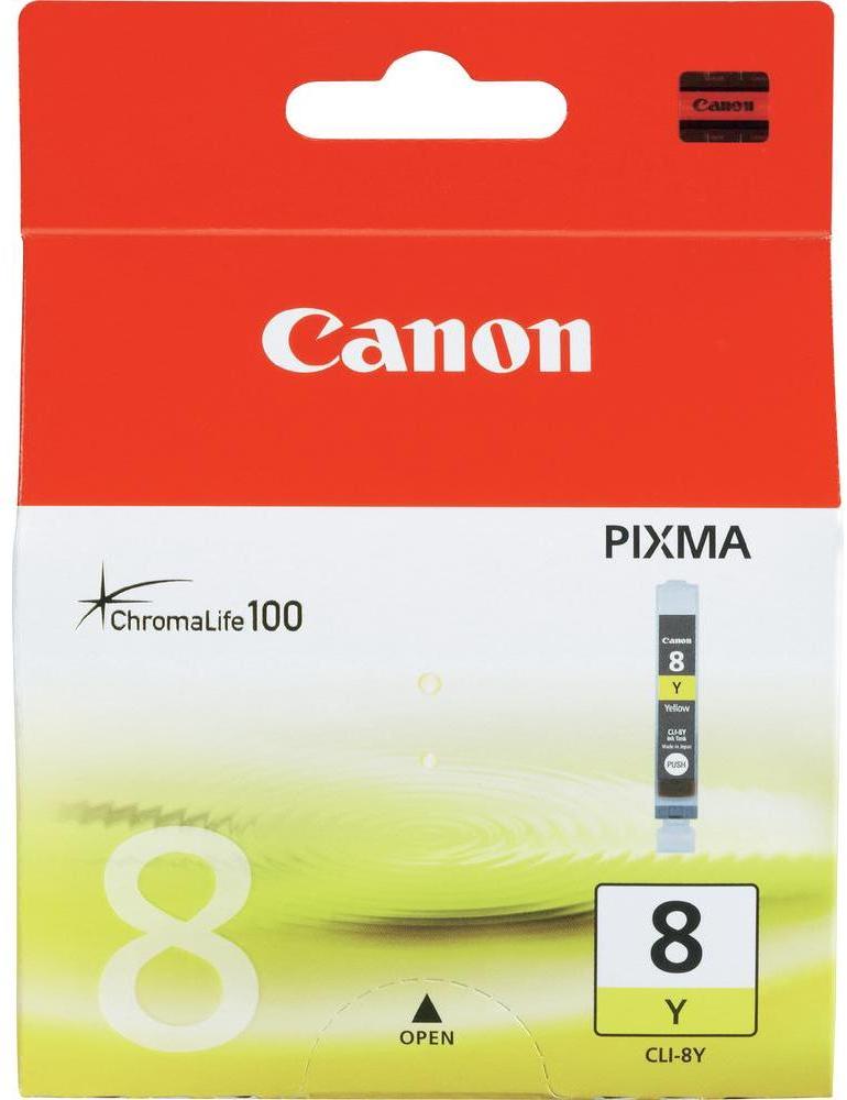Tusz Canon 0623B001 (CLI-8Y), 420 stron, yellow (żółty)