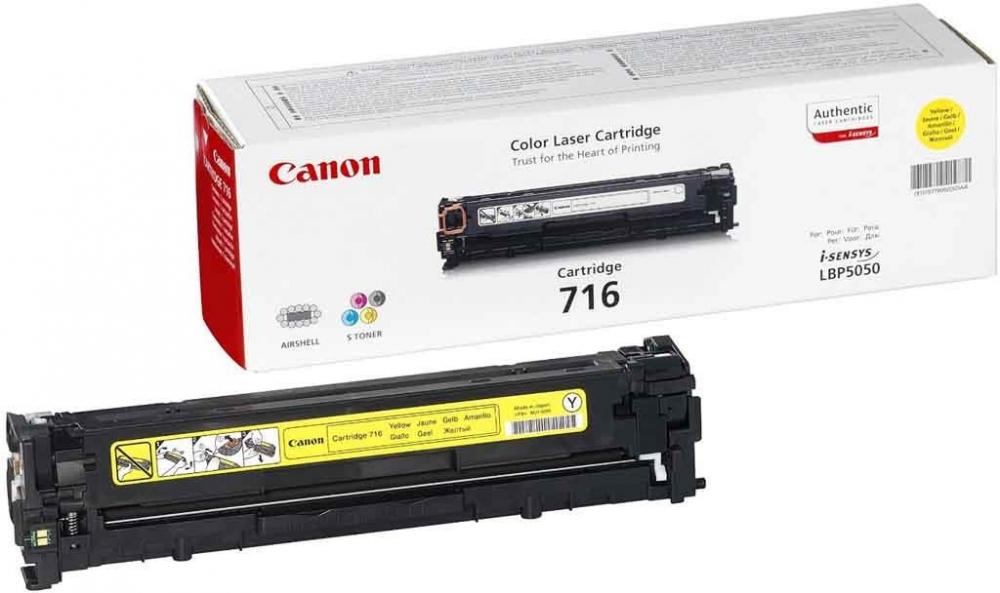 Toner Canon 1977B002 (716,CRG716Y), 1500 stron, yellow (żółty)