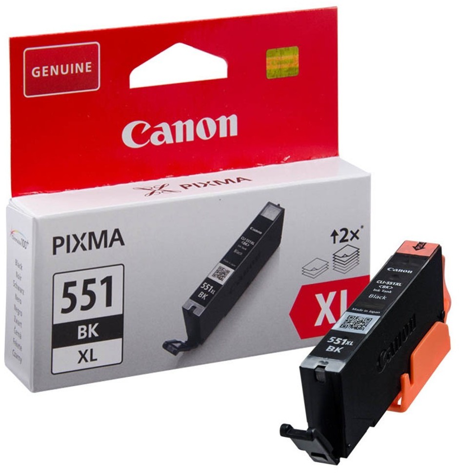 Tusz Canon 6443B001 (CLI 551XLBK), 1125 stron, black (czarny)