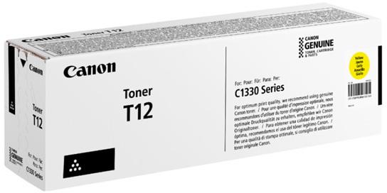 Toner Canon T12 (5095C006), 5300 stron, yellow (żółty)