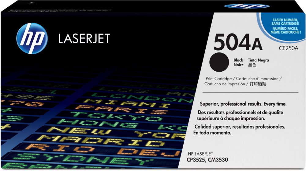 Toner HP 504A (CE250A), 5000 stron, black (czarny)