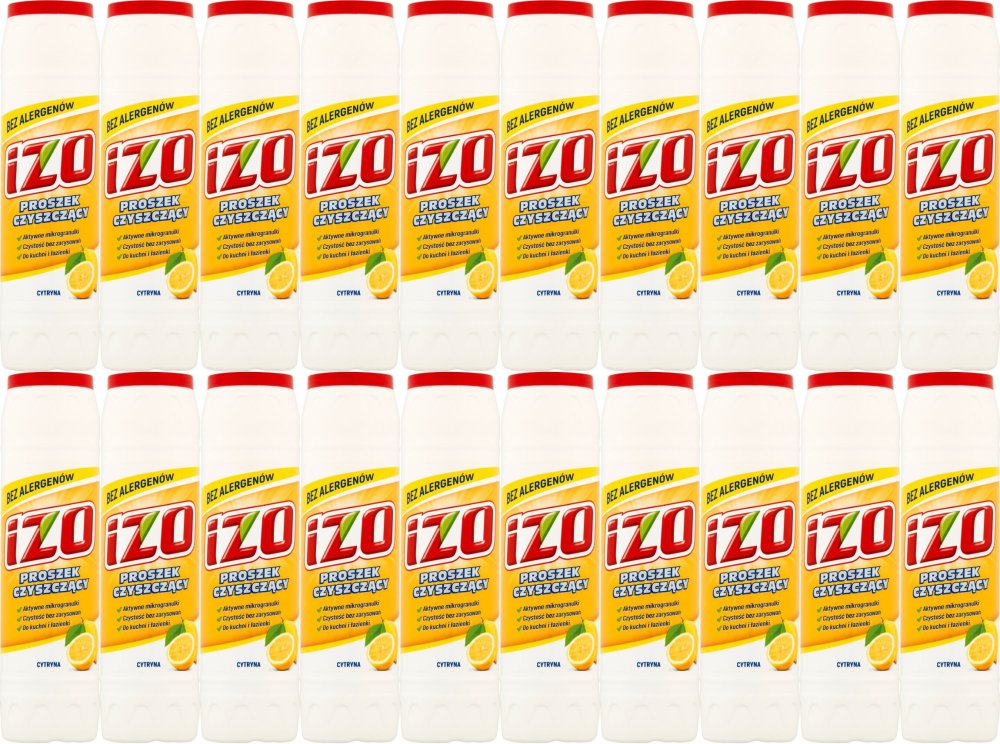 20x Proszek czyszczący Izo, cytryna, 500g