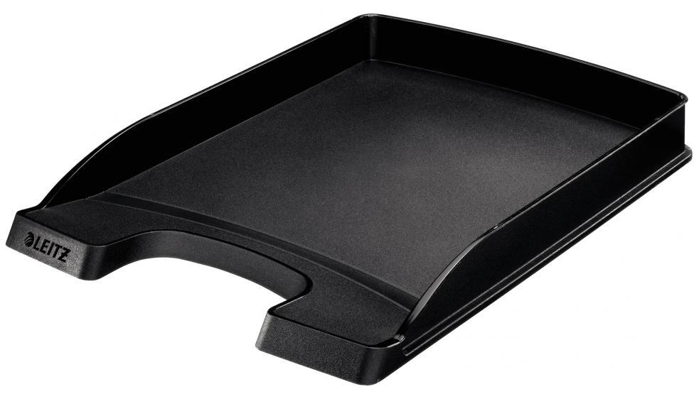 Półka na dokumenty Leitz Plus Slim, A4, plastikowe, czarny