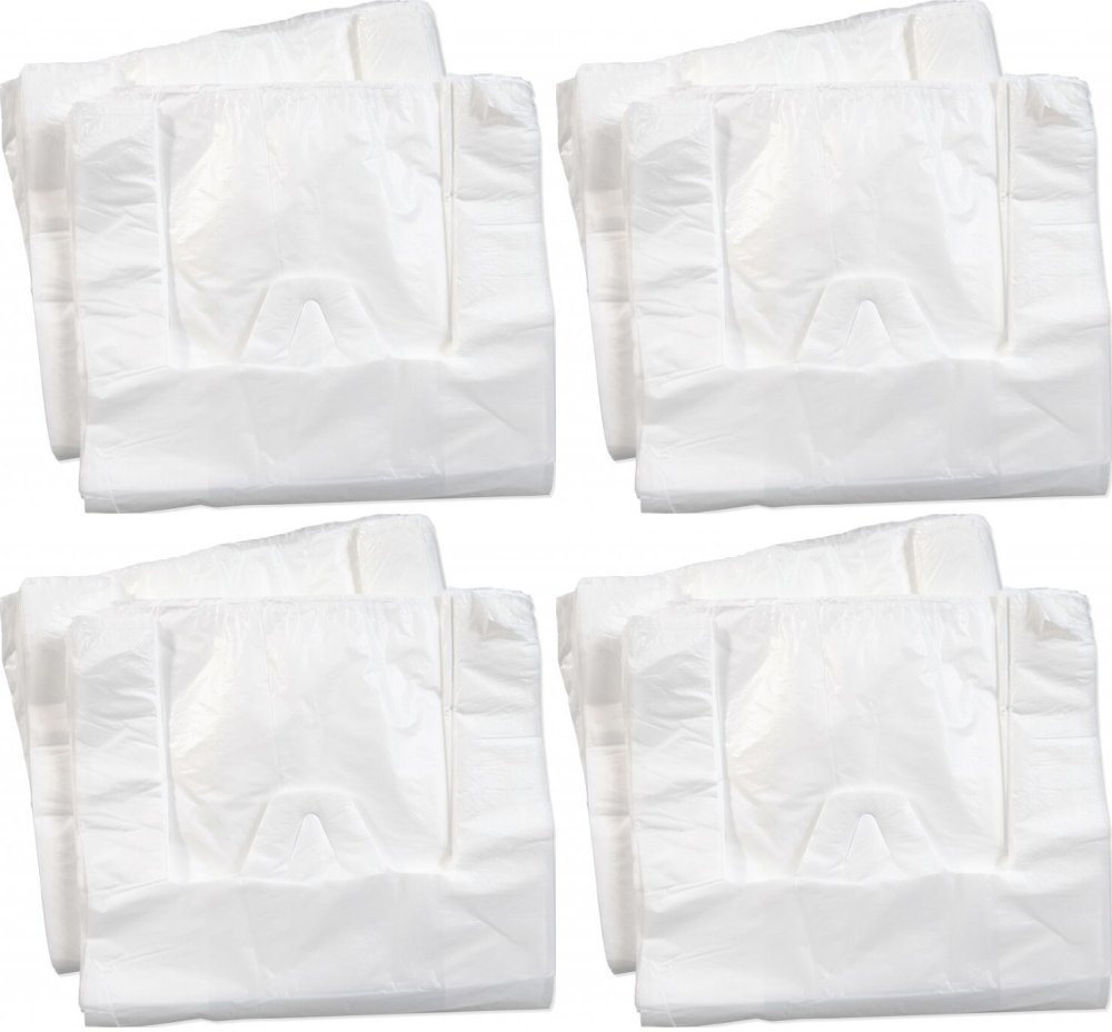 4x Reklamówki HDPE Bagstar, 30x55cm, 200 sztuk, biały
