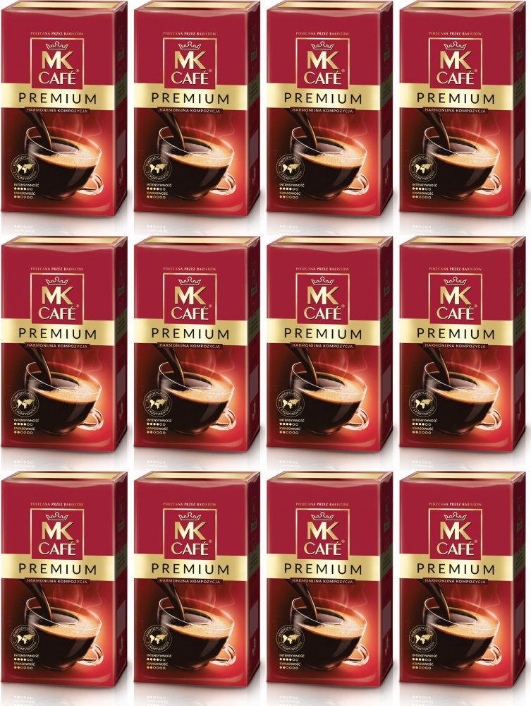 12x Kawa mielona MK Cafe Premium, 500g
