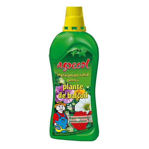 1 pac, Îngrăşământ lichid pentru flori de balcon - : Mod de ambalare: 750 ml