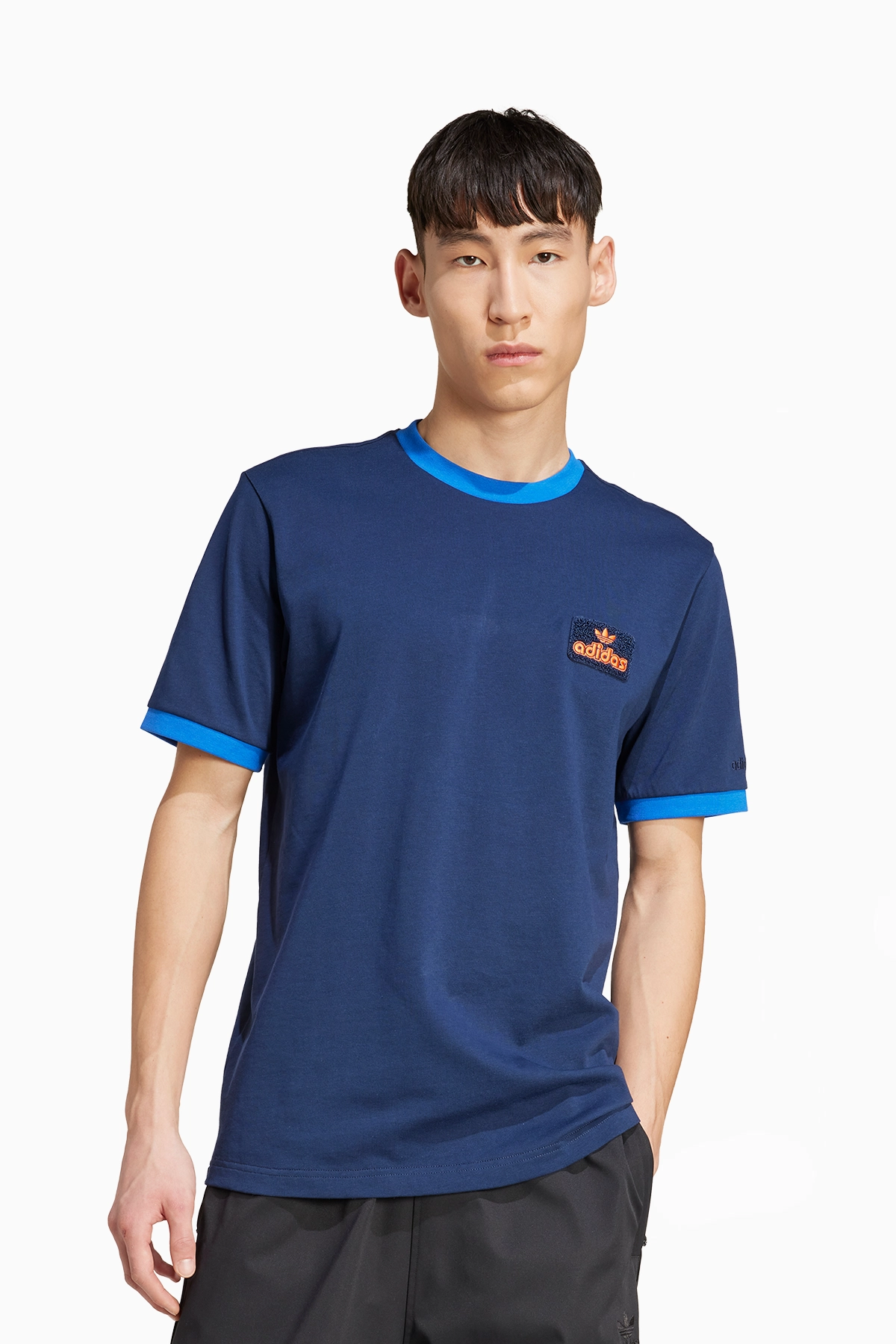 Koszulka adidas Contrast Tee - Granatowy