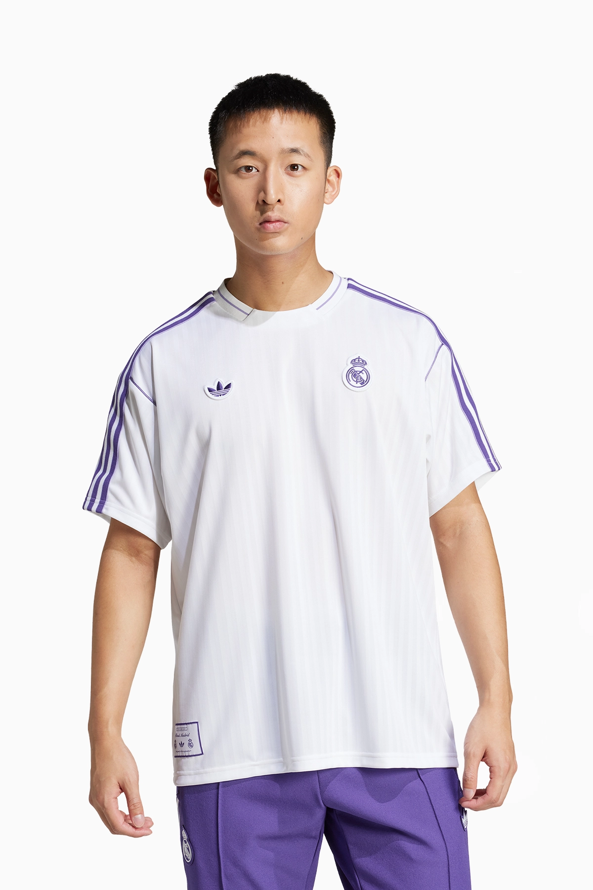 Koszulka adidas Real Madryt Terrace Icons - Biały