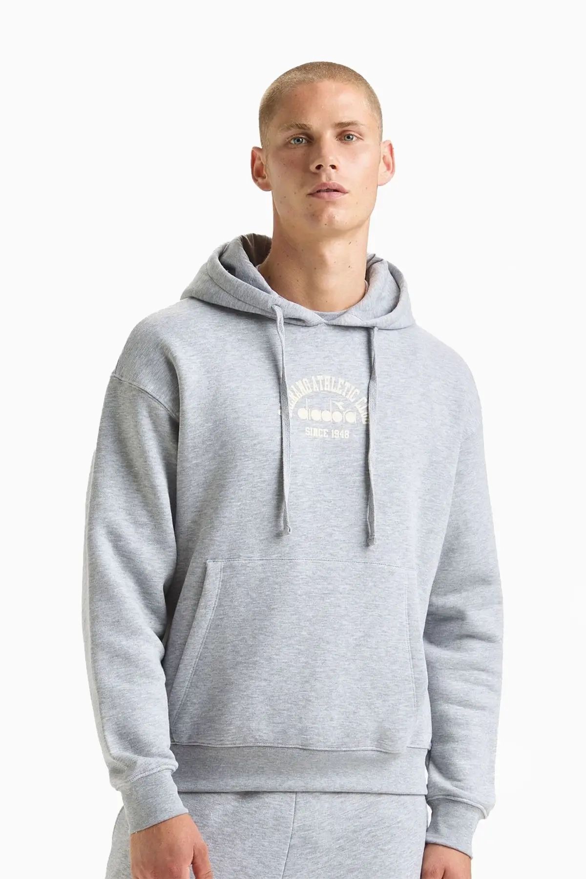Bluza z kapturem Diadora Athletic Club - Szary