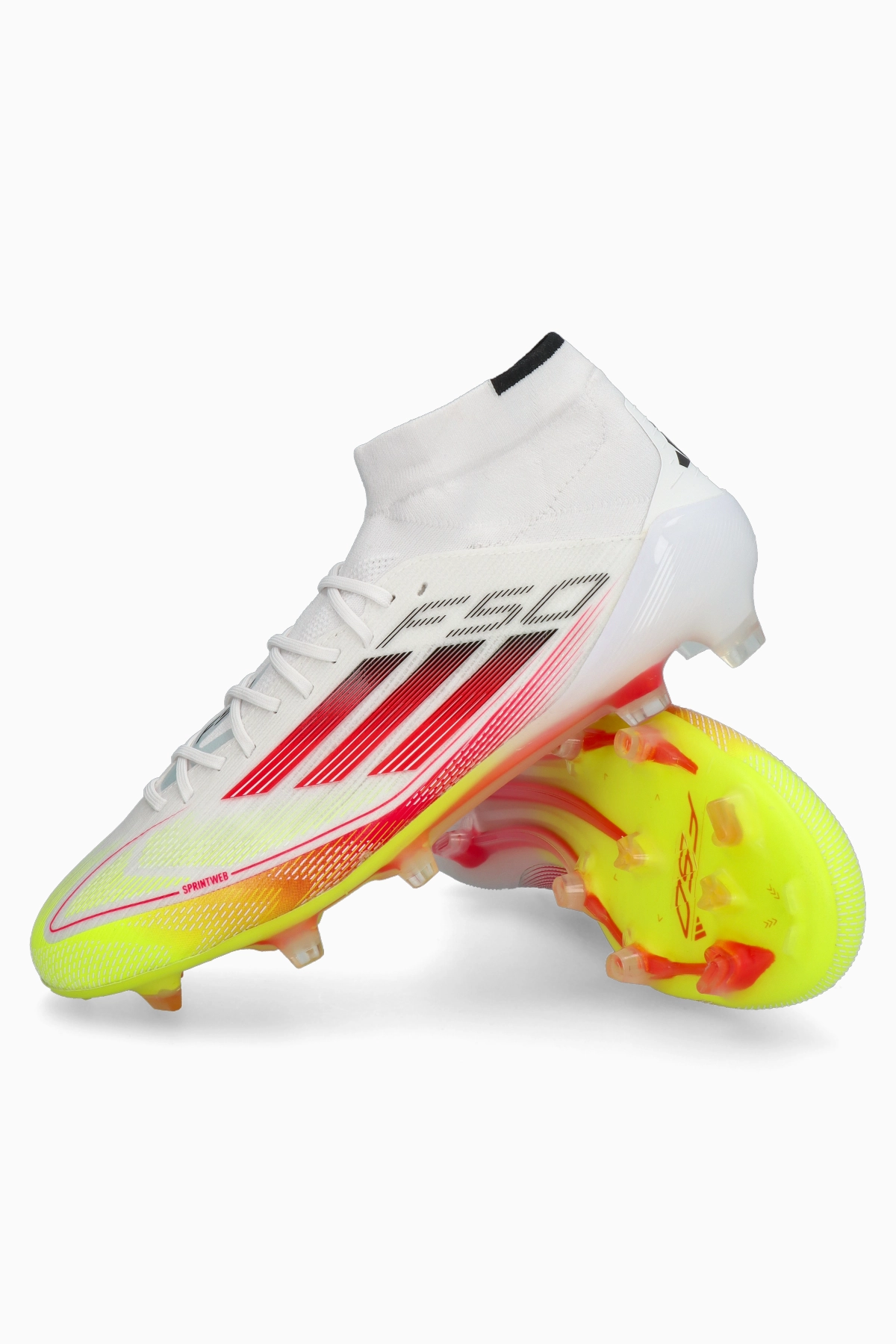 Korki adidas F50 Elite Mid FG Damskie - Biały