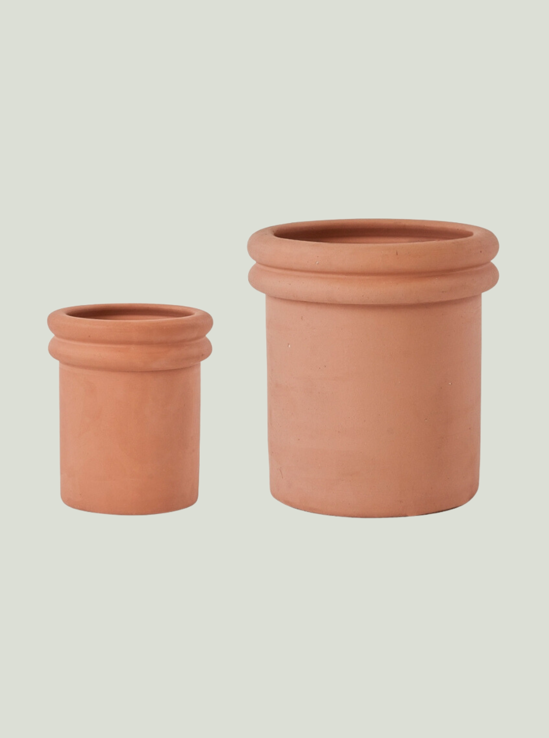 Doniczka Ring Planter Terracotta OYOY - zestaw 2 sztuk