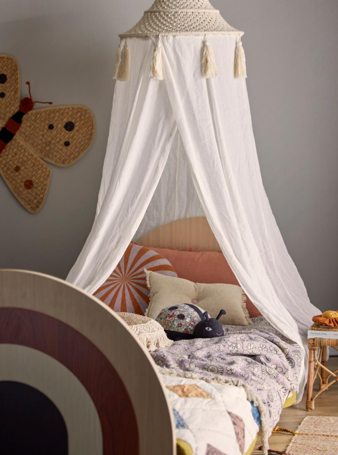 Łóżko Charli Bed, Brown, MDF Bloomingville