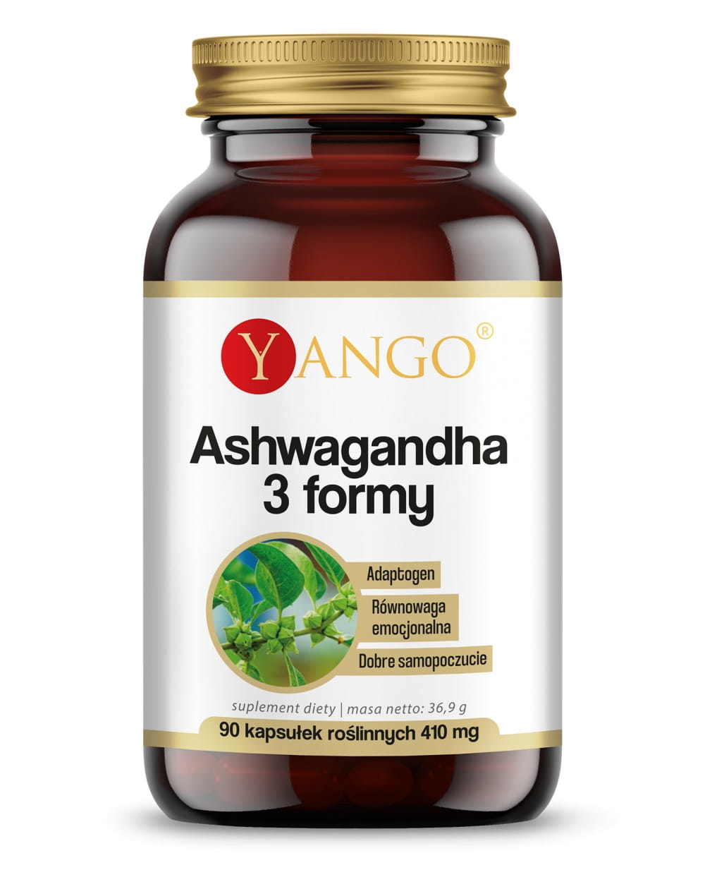Ashwagandha 3 formy 90kaps. Yango
