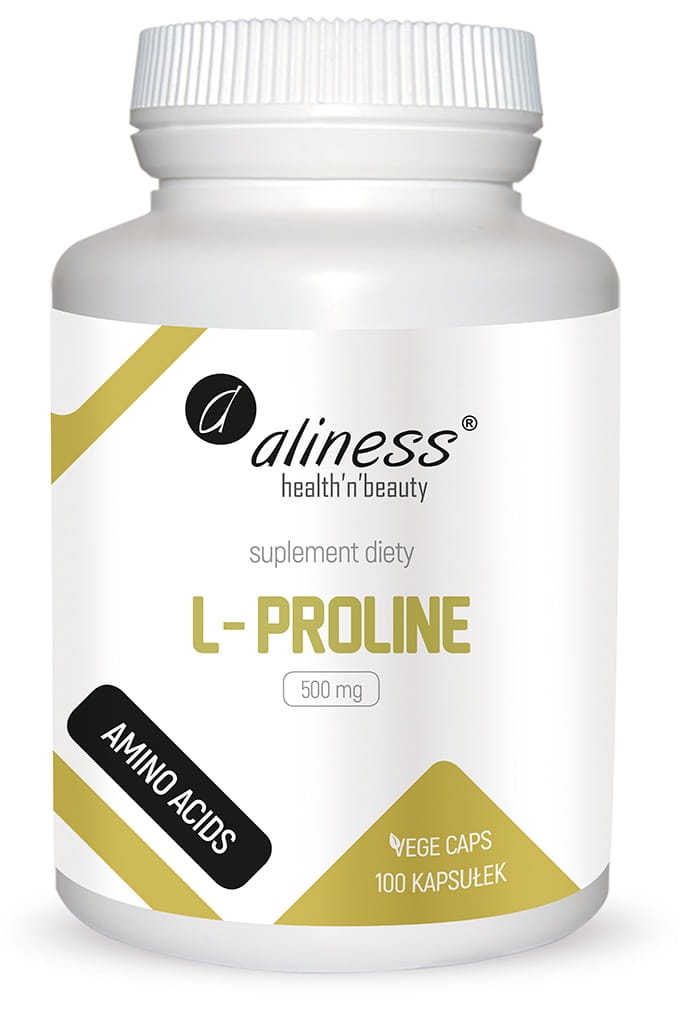 L-Proline 500mg 100kaps. Aliness