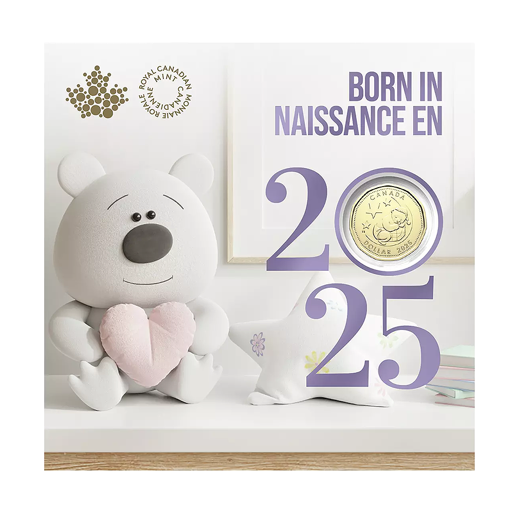 Narodziny - zestaw monet z Kanady 2025 - wysyłka 24 h!