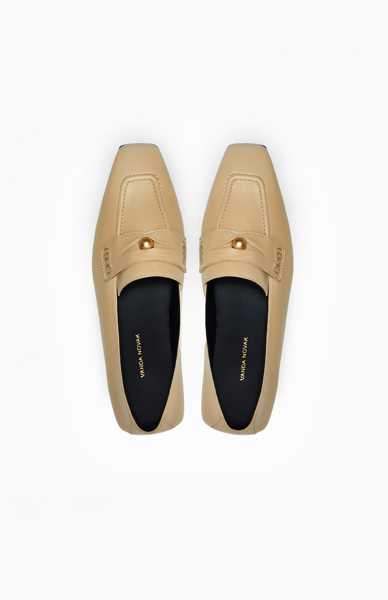 Loafersy damskie LINDA BUTTER CREAM 38 - Vanda Novak