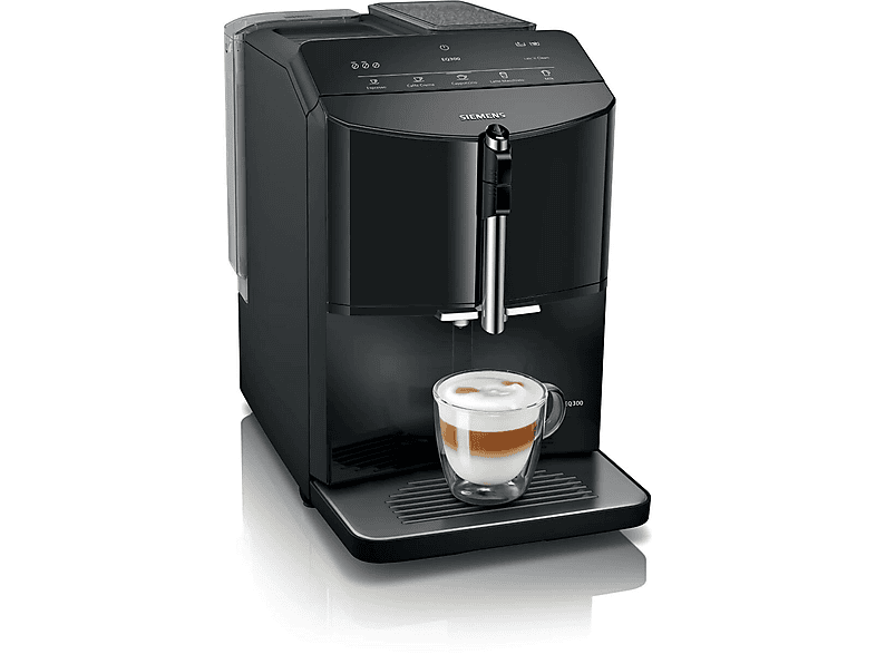 Ekspres ciśnieniowy SIEMENS TF301E09 EQ300 1300 W. 15 bar, Piano black