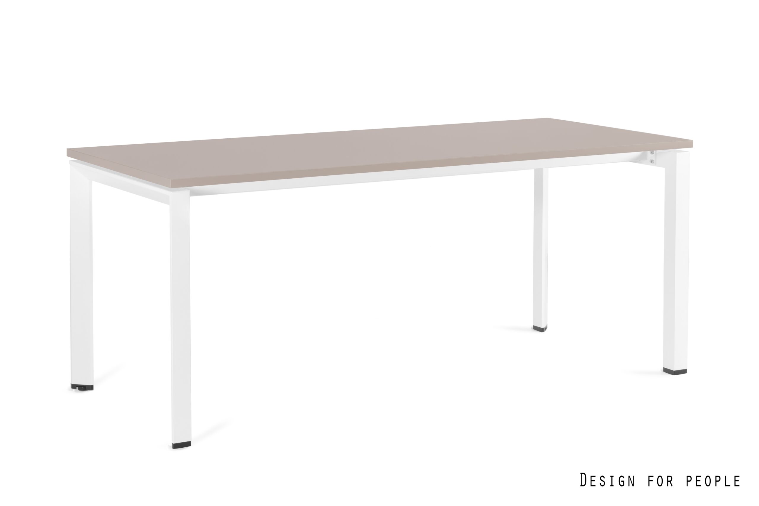 PASON Manager Desk biurko systemowe, biały stelaż, blat