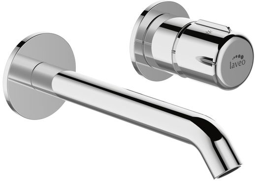 Laveo Pretto bateria umywalkowa podtynkowa chrom BAO022P