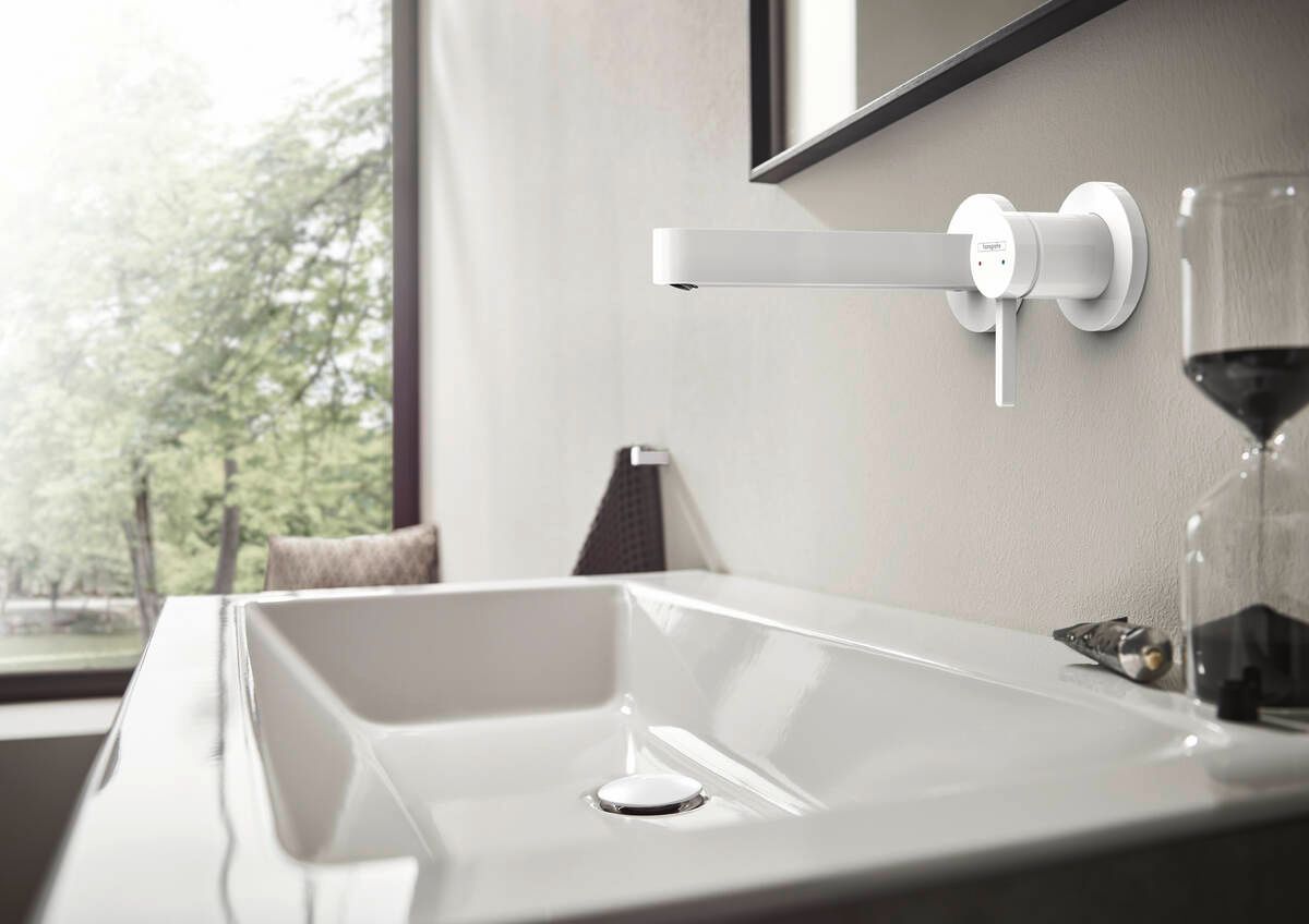 Hansgrohe Finoris bateria umywalkowa podtynkowa EcoSmart biały mat 76051700