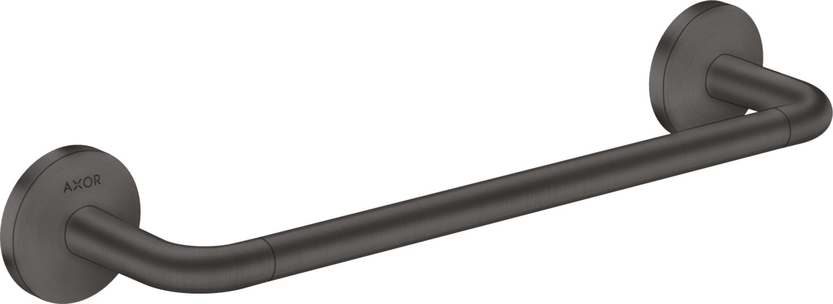 Axor Universal Circular uchwyt łazienkowy prosty 35,5 cm czarny chrom szczotkowany 42813340