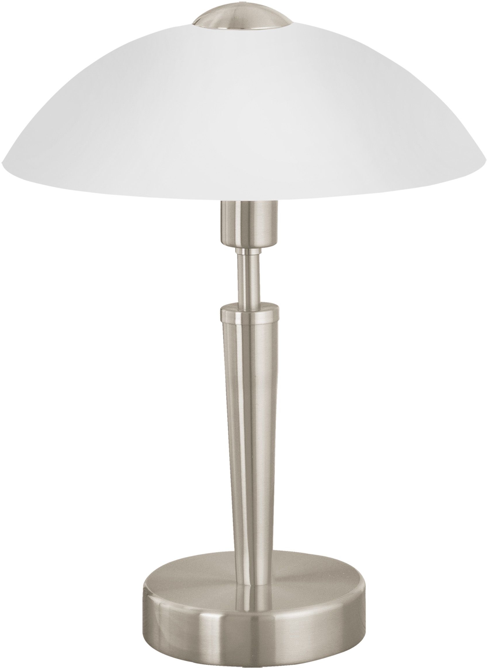 Eglo Solo lampa stołowa 1x60 W biała-nikiel 85104 - Wysyłka w 24h