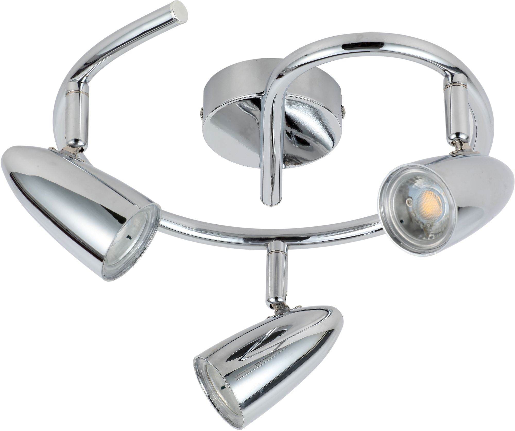 Candellux Liberty lampa podsufitowa 3x4W LED chrom 93-49612