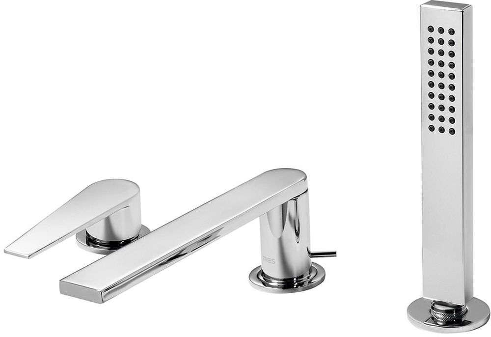 Tres Class bateria wannowo-prysznicowa 3-otworowa chrom 205.161.01