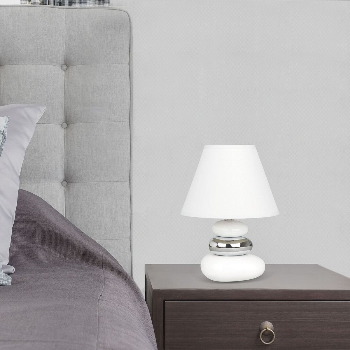 Rabalux Salem lampa stołowa 1x40W biała 4949 - Wysyłka w 24h