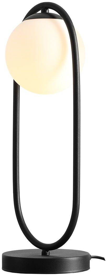 Aldex Riva lampa stołowa 1x10 W biała 1086B1