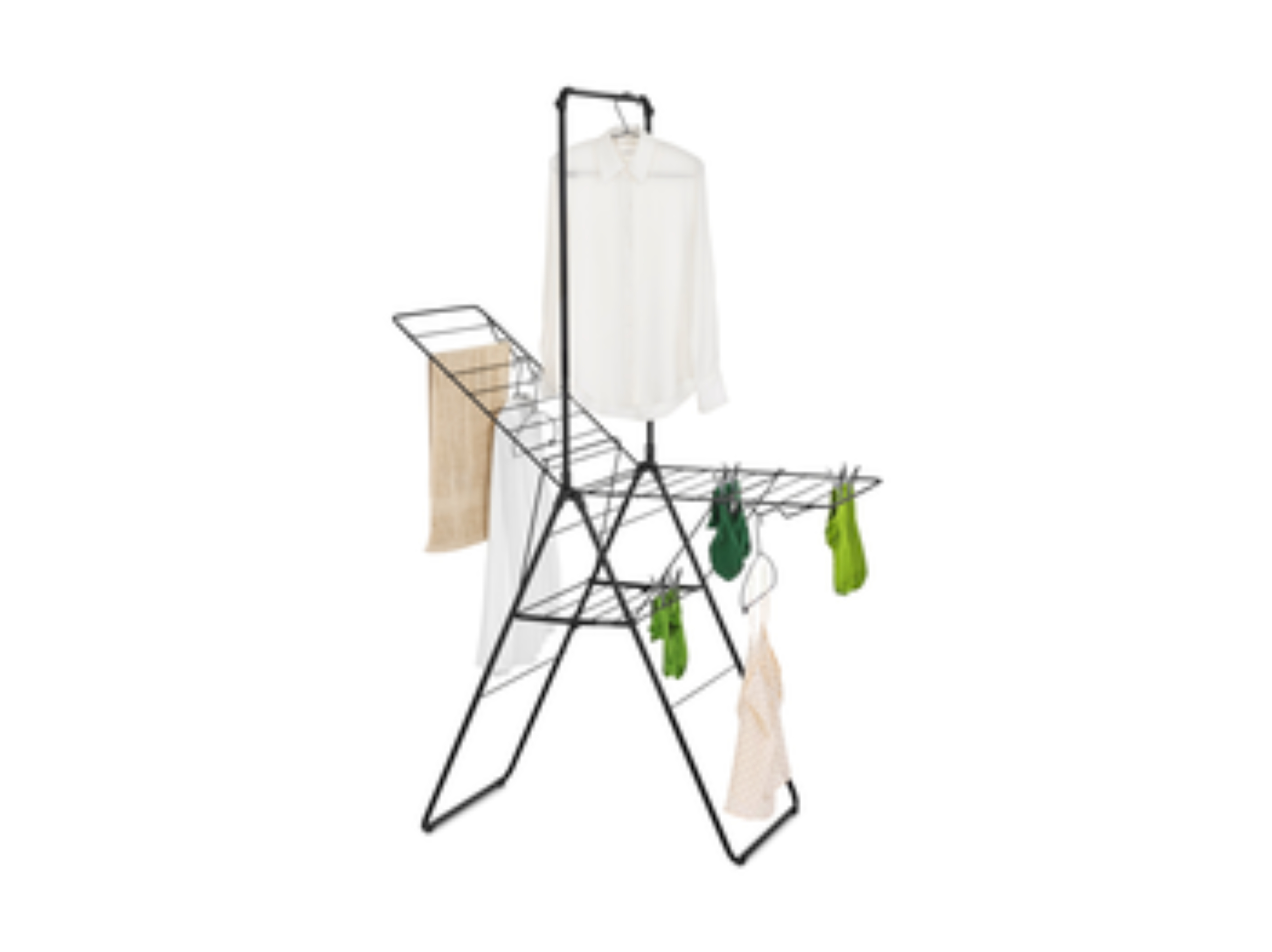 Brabantia HangOn suszarka na pranie stojąca czarny mat 403620