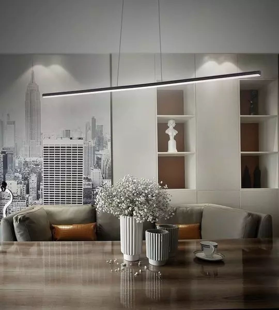 Altavola Design Linea lampa wisząca 1x20W LED czarna LA089/P_120_4k_20W_black - Wysyłka w 24h