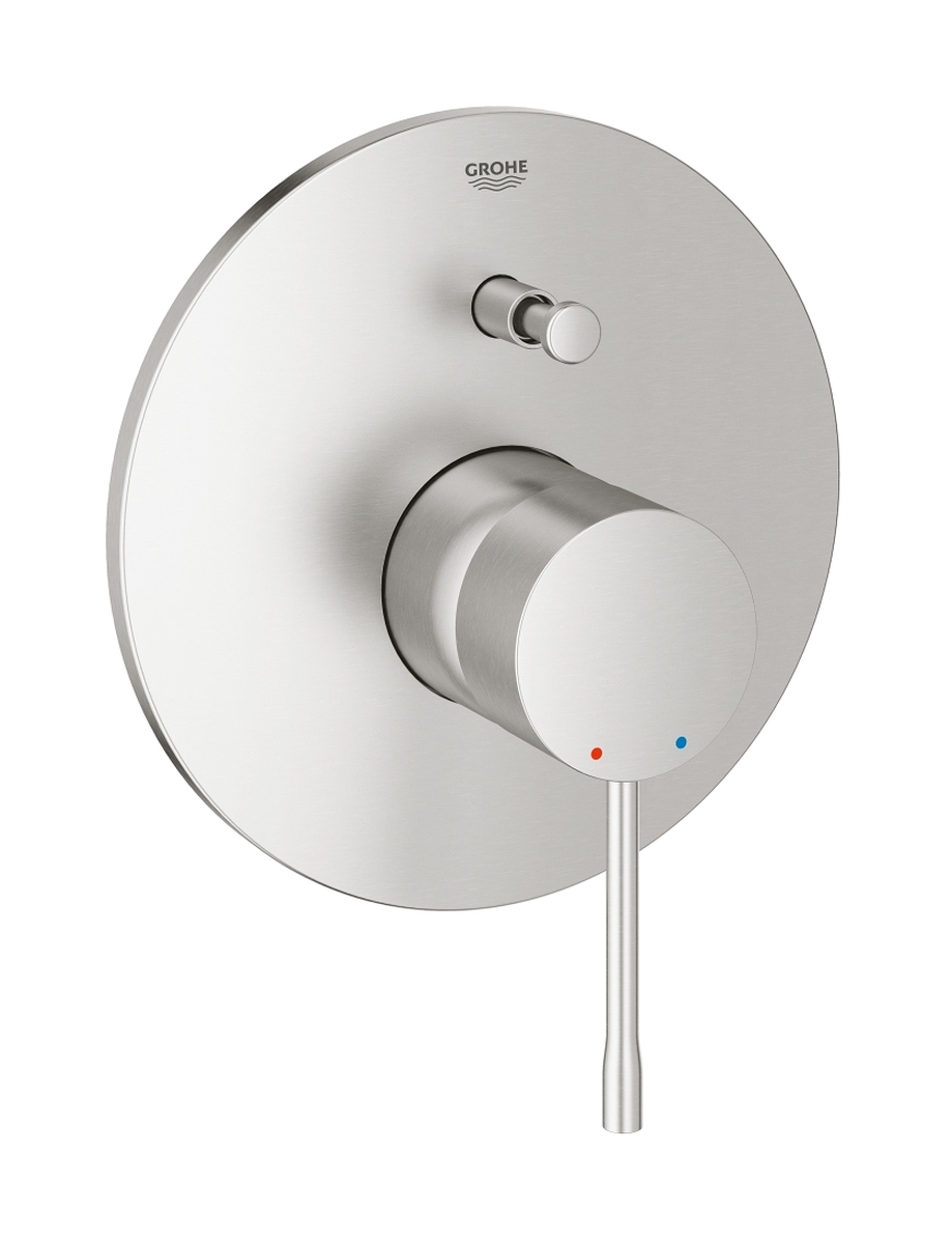 Grohe Essence bateria wannowo-prysznicowa podtynkowa stal nierdzewna 19285DC1