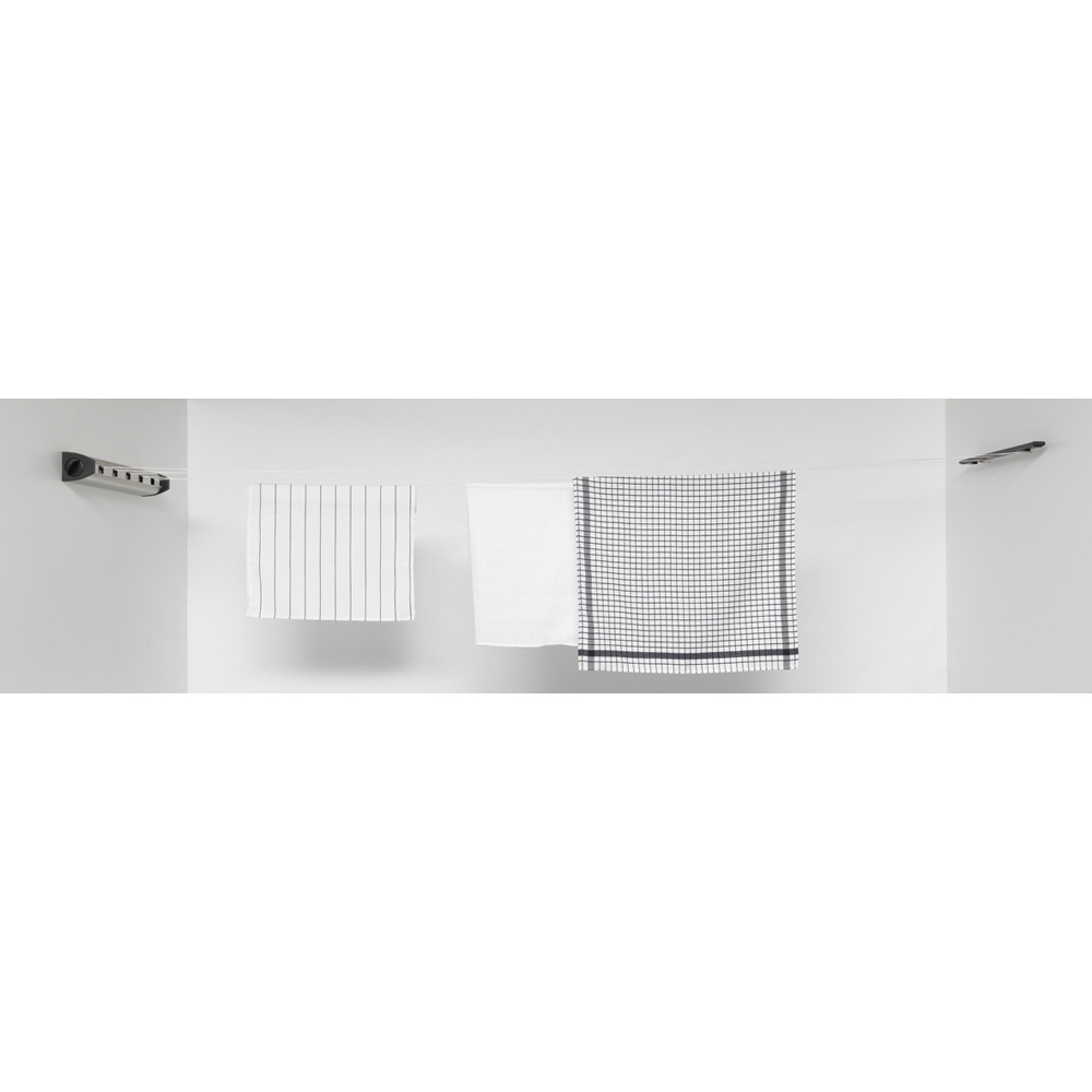 Brabantia suszarka na pranie 22 m ścienna stal mat 385766 - Wysyłka w 24h