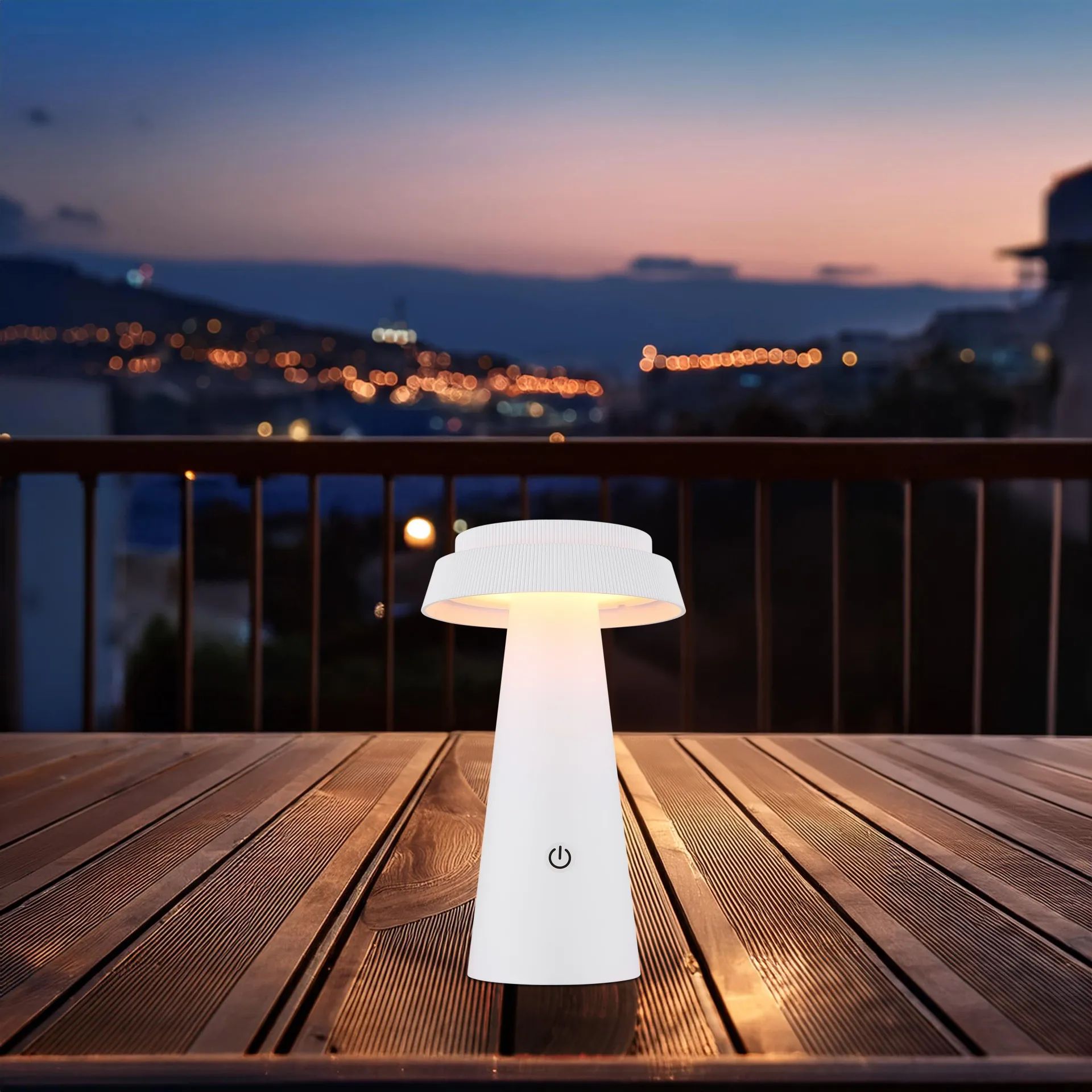 Globo Lighting Solar lampa stojąca 1x4 W biały 36624W