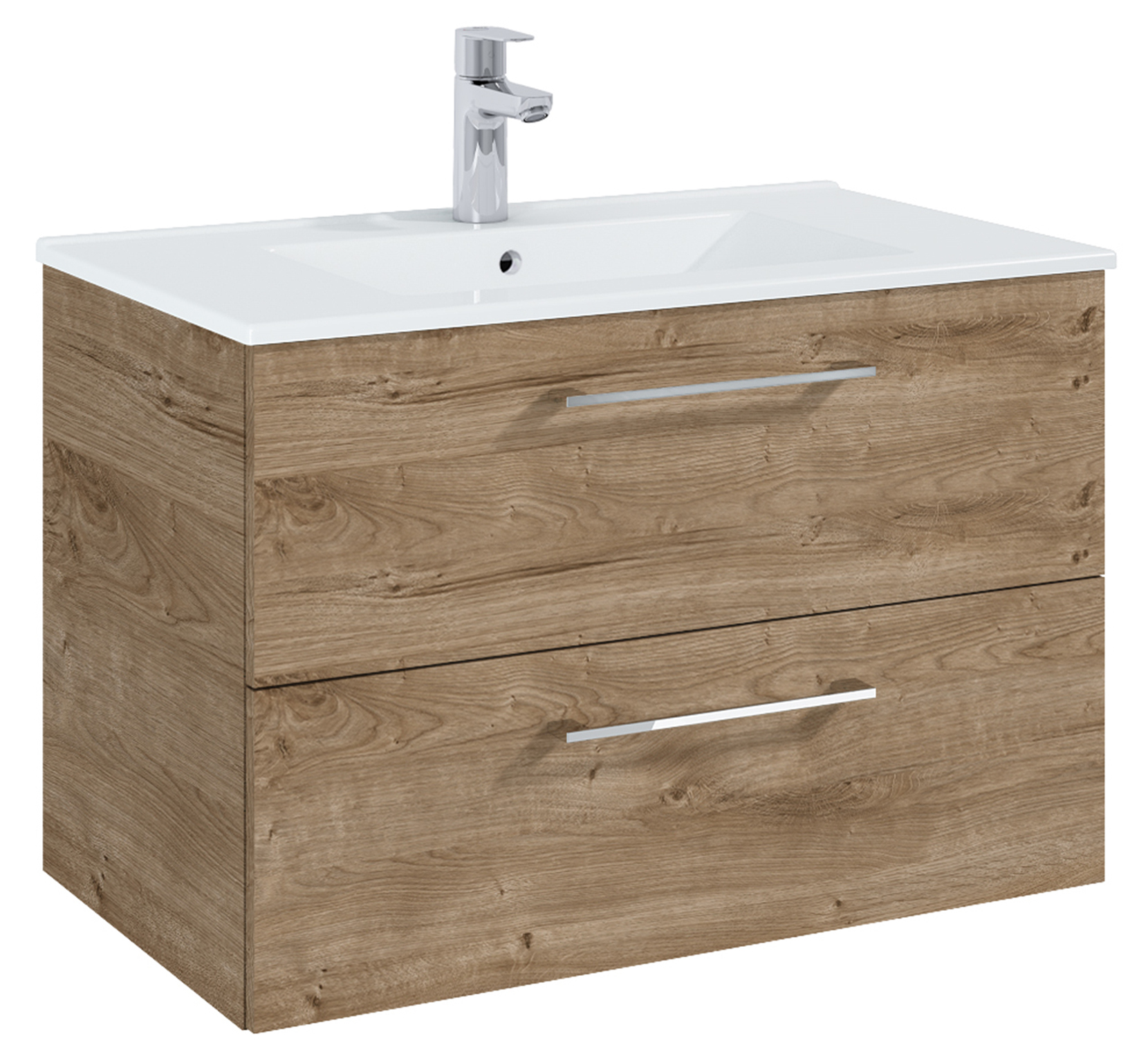 Roca Roma szafka 80x45,6x53 cm podumywalkowa wisząca dąb Canela A857950808