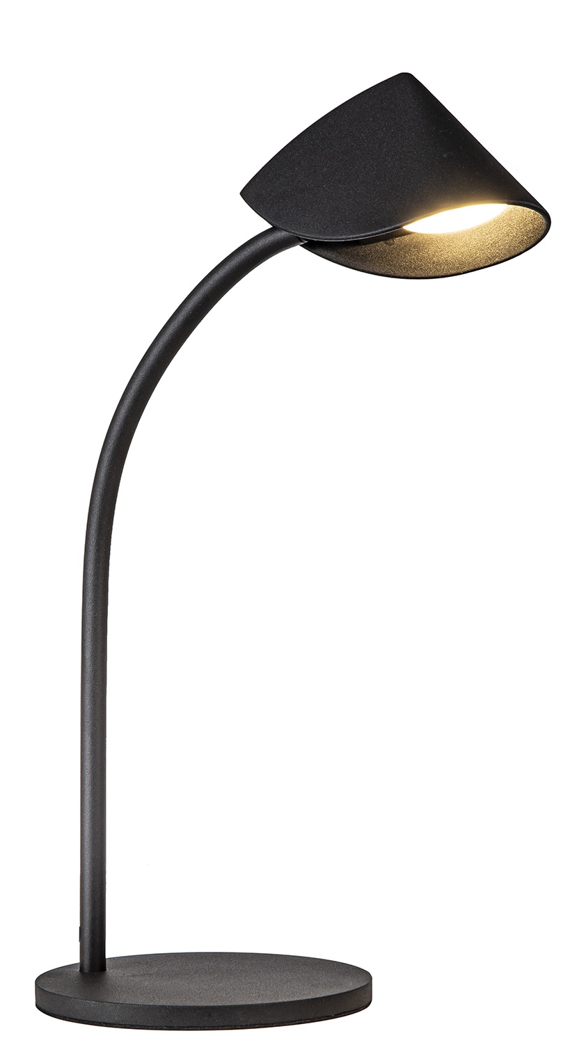 Mantra Capuccina lampa stołowa 1x8,5W LED czarna 7584