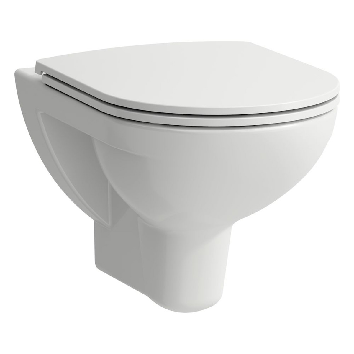 Laufen Pro B miska WC z deską wolnoopadającą wisząca bez kołnierza biały połysk H8669510000001