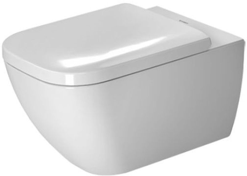 Duravit Happy D.2. miska WC wisząca Rimless WonderGliss biała 22220900001