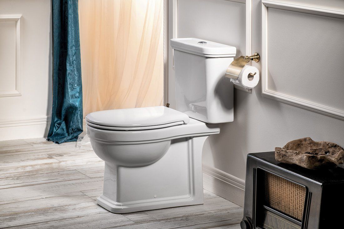 GSI Classic miska WC kompakowa stojąca ExtraGlaze biała 871711 - Wysyłka w 24h