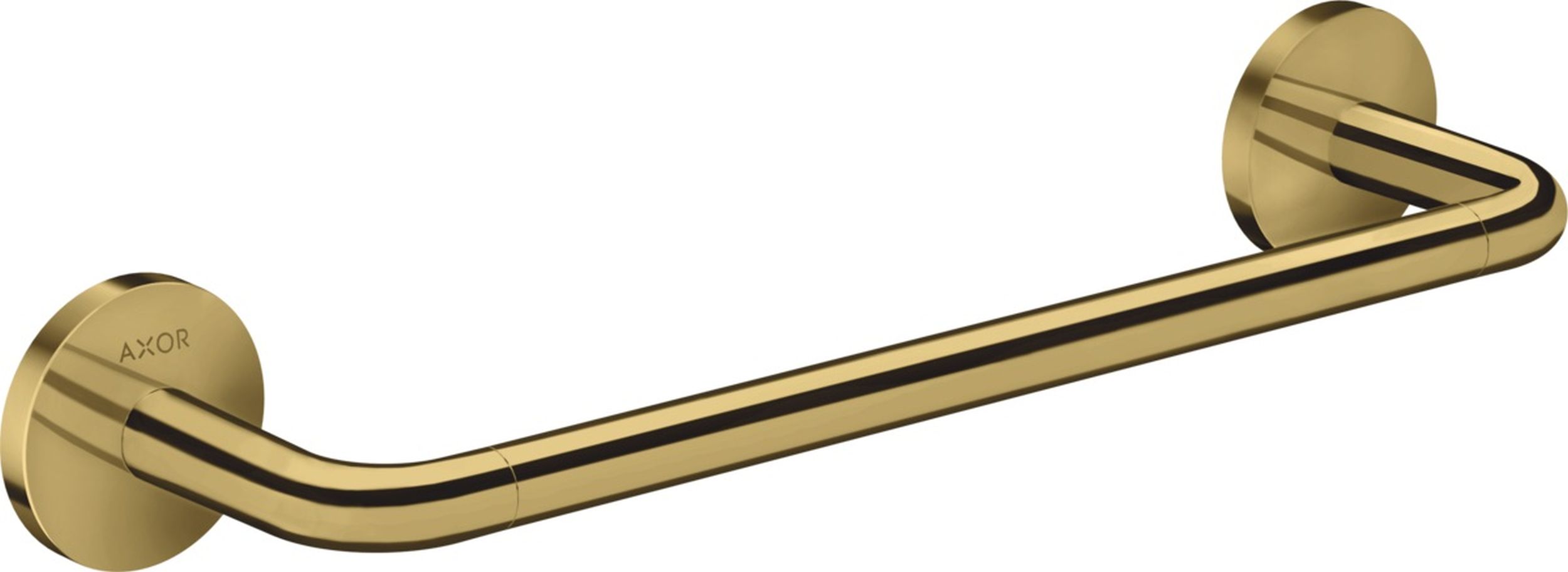 Axor Universal Circular uchwyt łazienkowy prosty 35,5 cm złoty optyczny polerowany 42813990