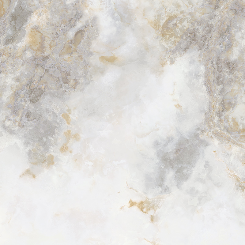 Tubądzin Onice Bianco Mat płytka ścienno-podłogowa 119,8x119,8 cm biała-szara PP-01-282-1198-1198-1-067