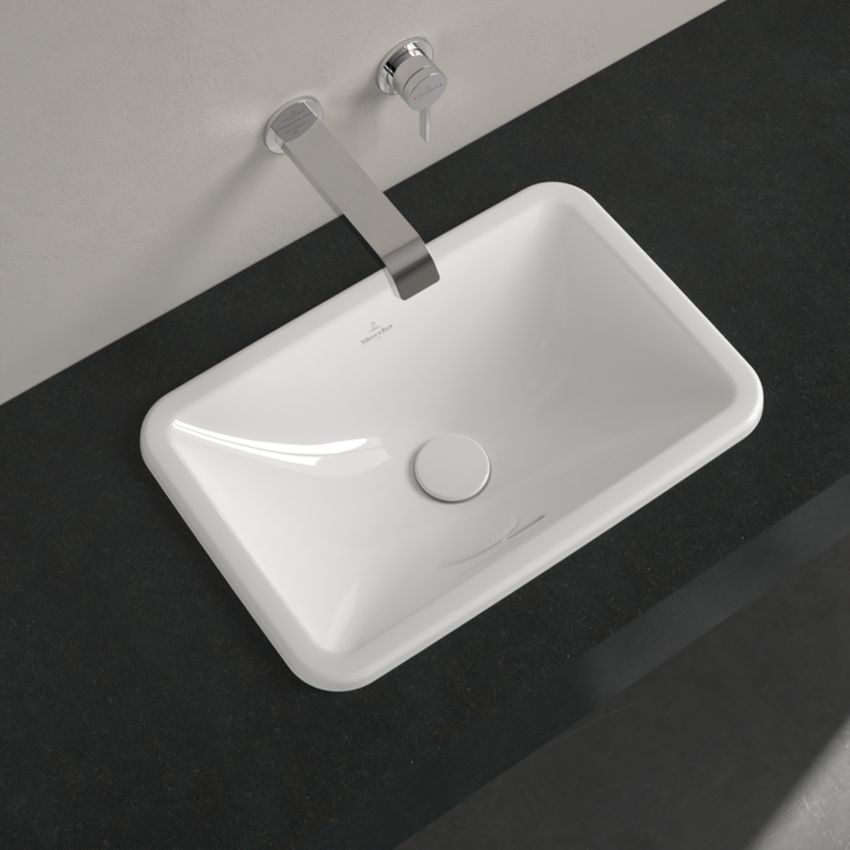 Villeroy & Boch Loop & Friends umywalka 51x34,5 cm wpuszczana prostokątna Weiss Alpin 4A640001 - Wysyłka w 24h